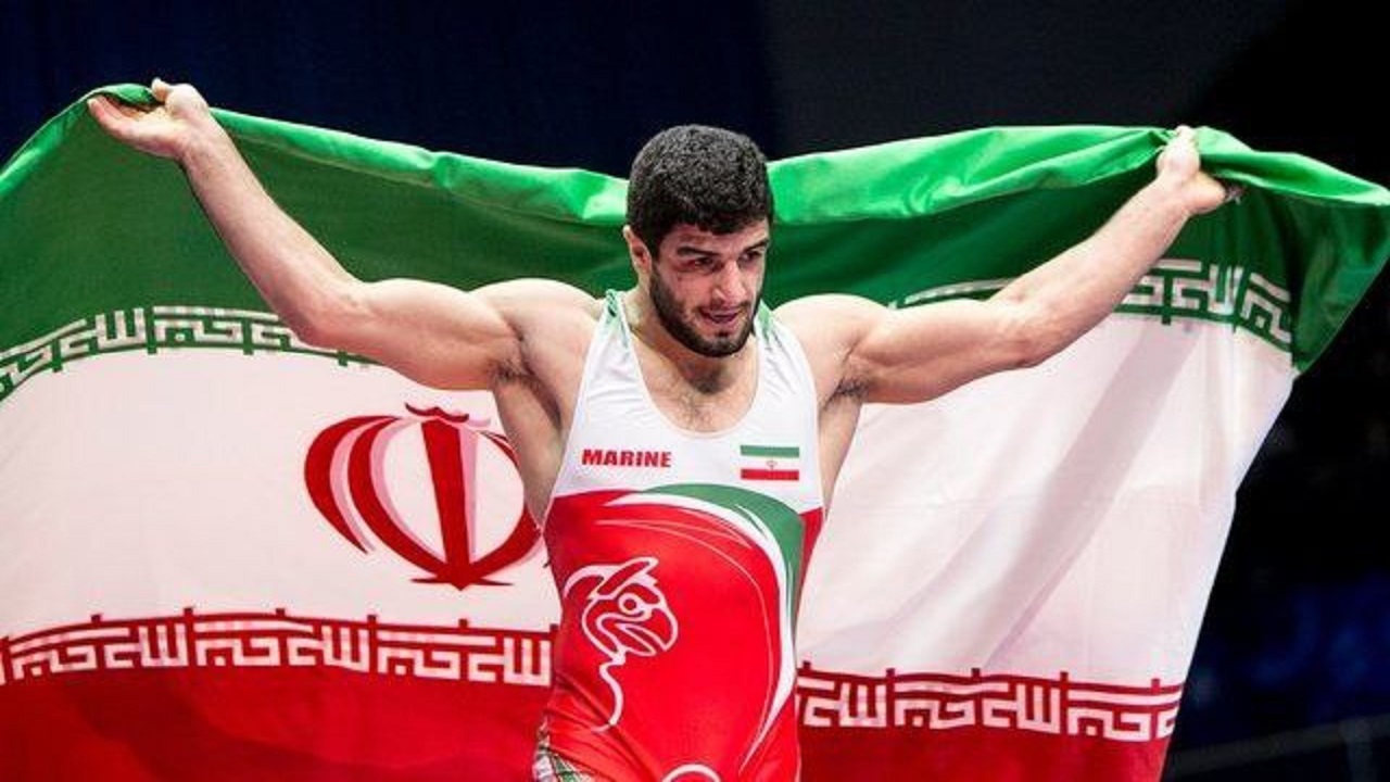طلایی شدن کامران قاسمپور در مسابقات آلماتی قزاقستان + فیلم