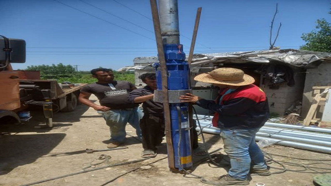 بازگشت چاه آب روستای آهنگرکلا قائمشهر به مدار تولید