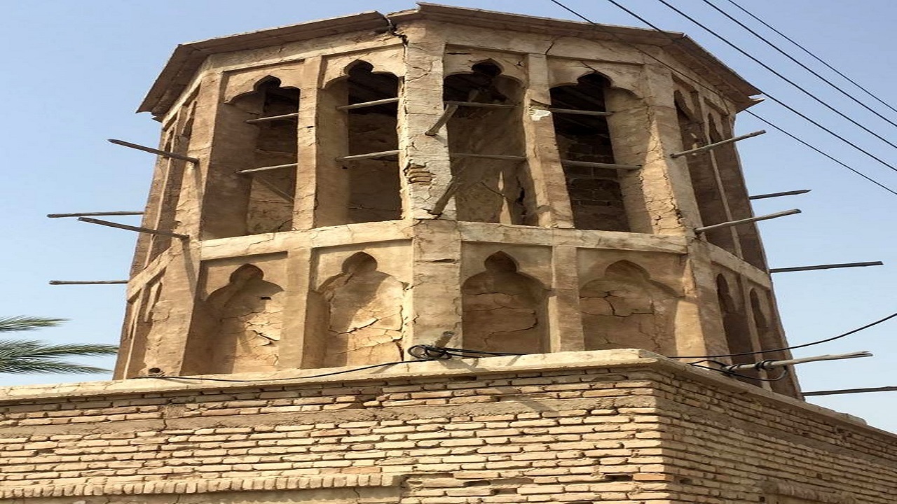 بادگیر‌های بندر تاریخی پُل مرمت می‌شوند