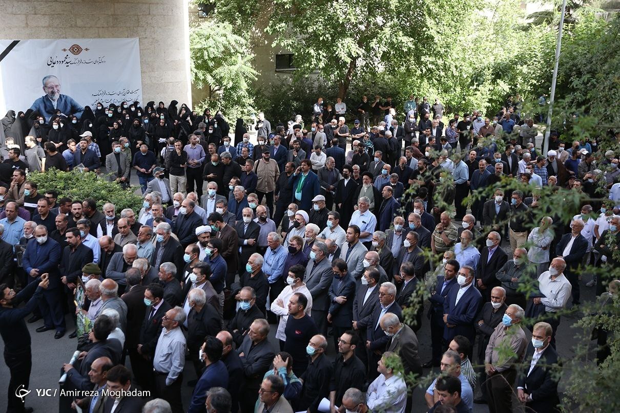 مراسم بدرقه پیکر حجت‌الاسلام دعایی برگزار شد