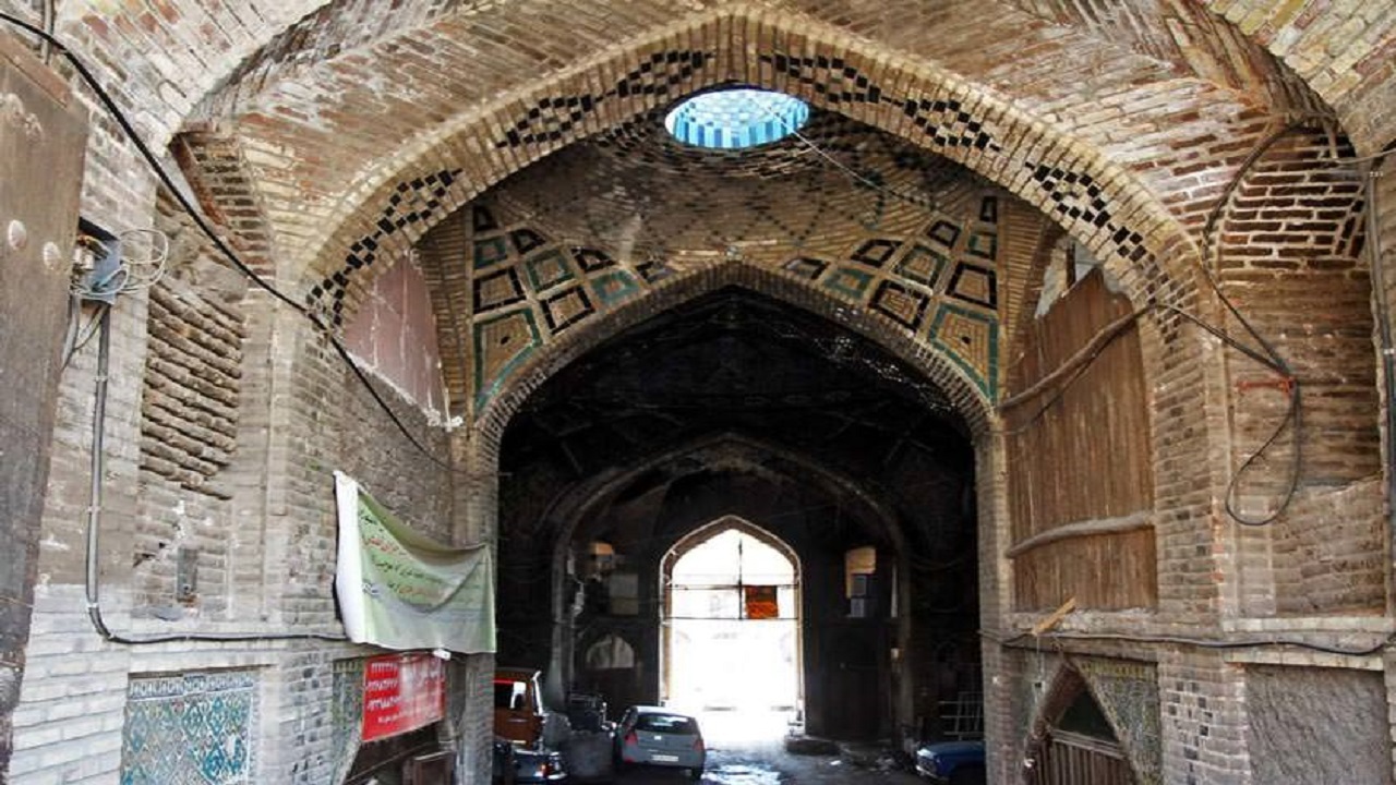 آغاز مرمت بخشی از بازار سنتی قزوین