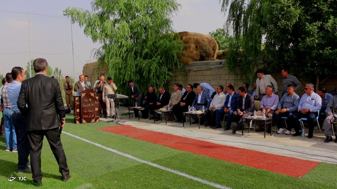 میدان چمن مصنوعی دالکورد لج مهاباد افتتاح شد