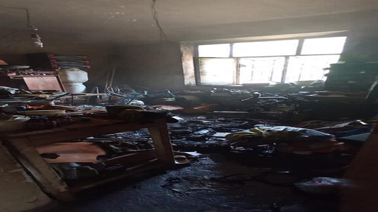 آتش سوزی در یک کارگاه جوشکاری خرمشهر مهار شد