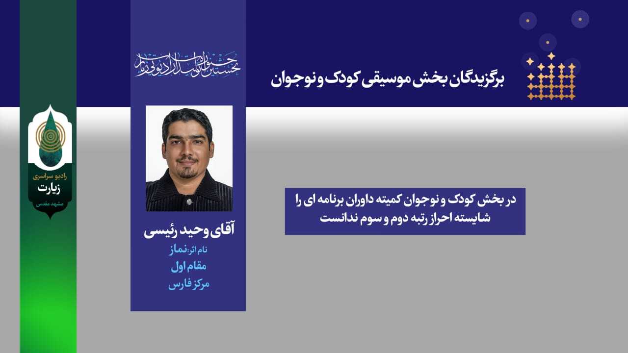 برگزیدگان جشنواره رادیو زیارت معرفی شدند