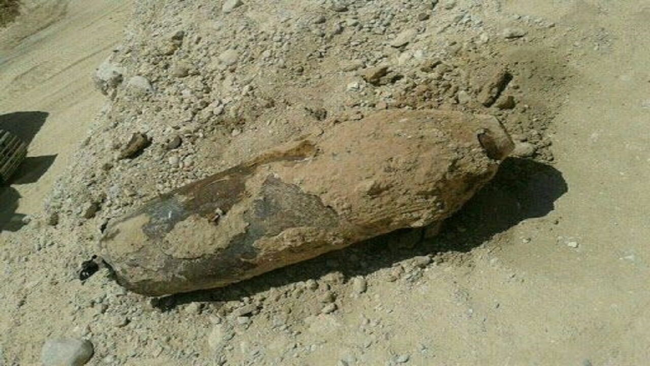 خمپاره جنگی دوران جنگ تحمیلی در کارون خنثی شد