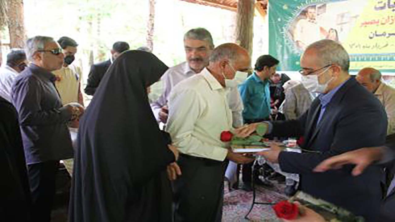 حضور ۲۳ جانباز روشندل در کرمان