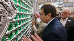 باشگاه خبرنگاران -زیارت وزیر لبنانی از حرم امام اول و سوم شیعیان+ تصاویر