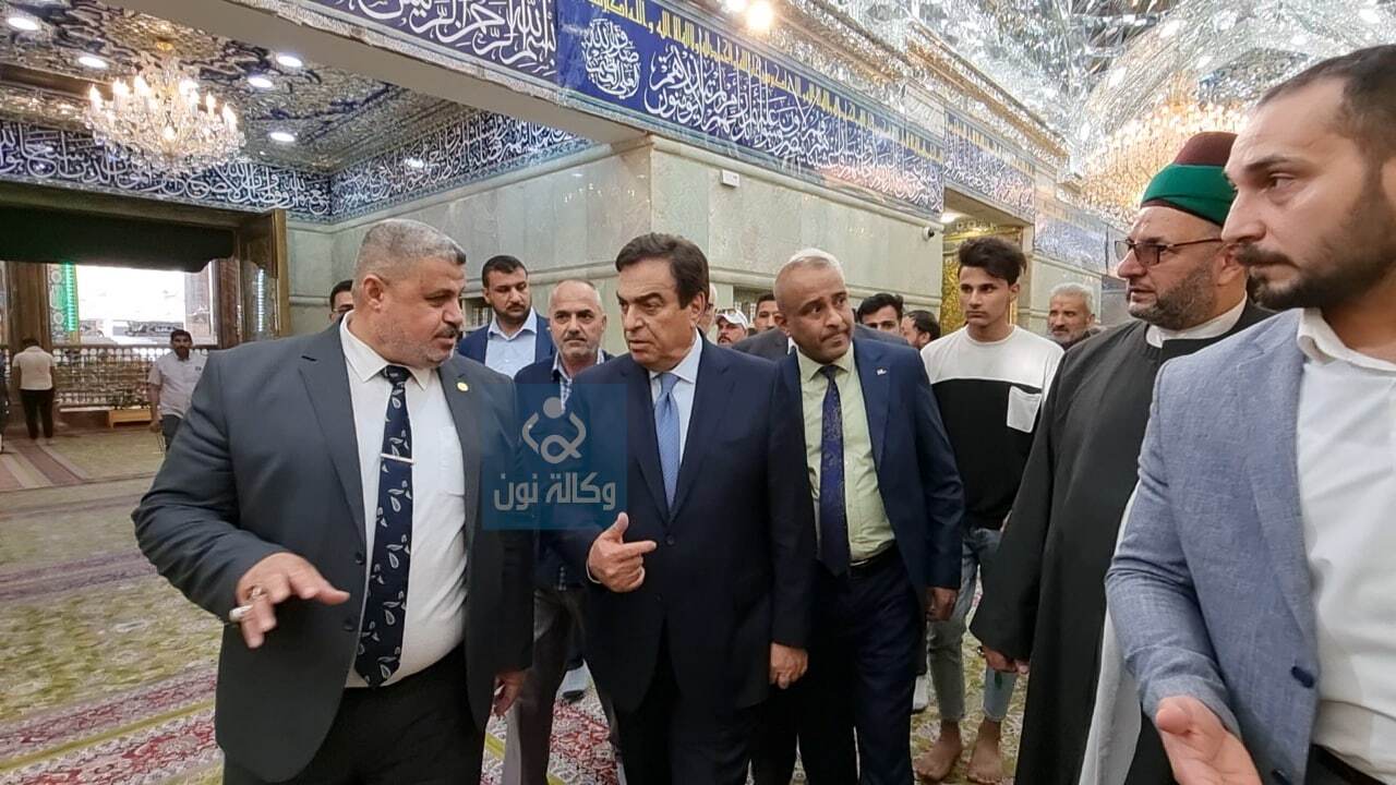 زیارت جرج قرداحی از حرم امام حسین ع