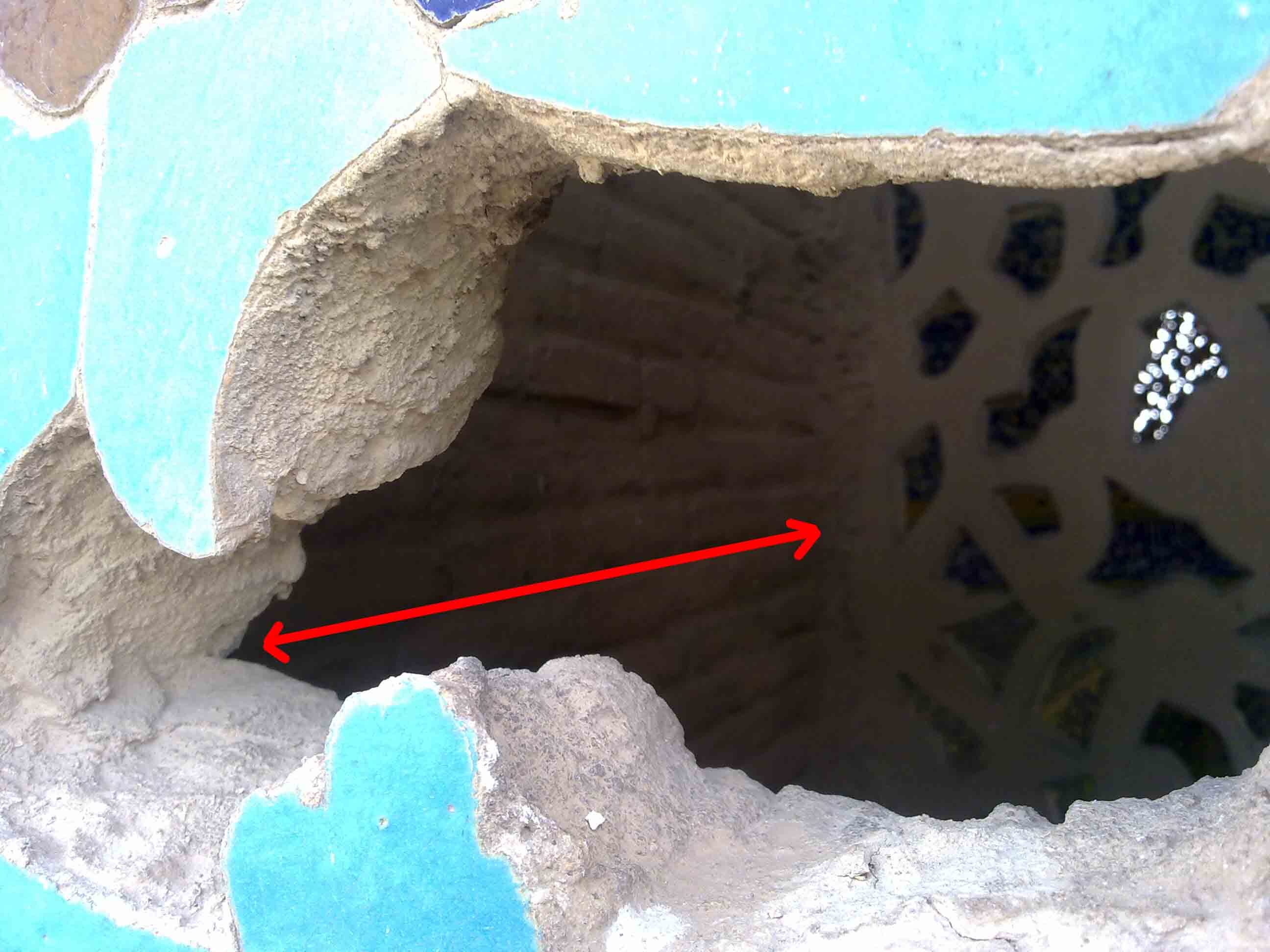مرمت گنبد مسجد امام