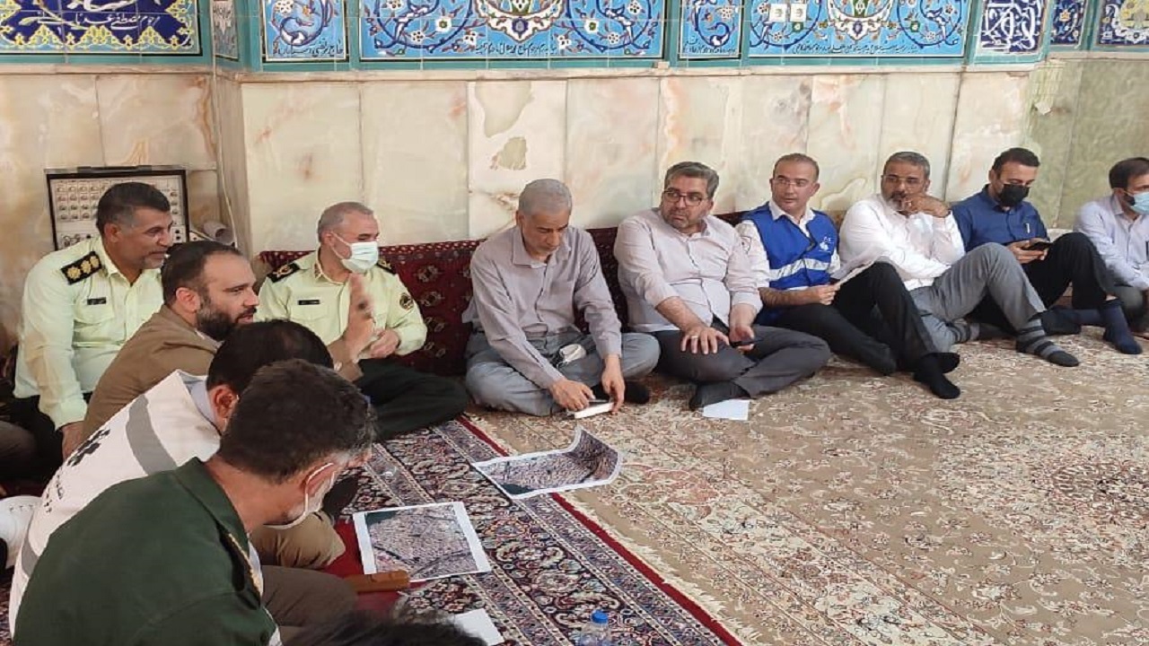 برگزاری نشست امداد و نجات آبادان با حضور استاندار