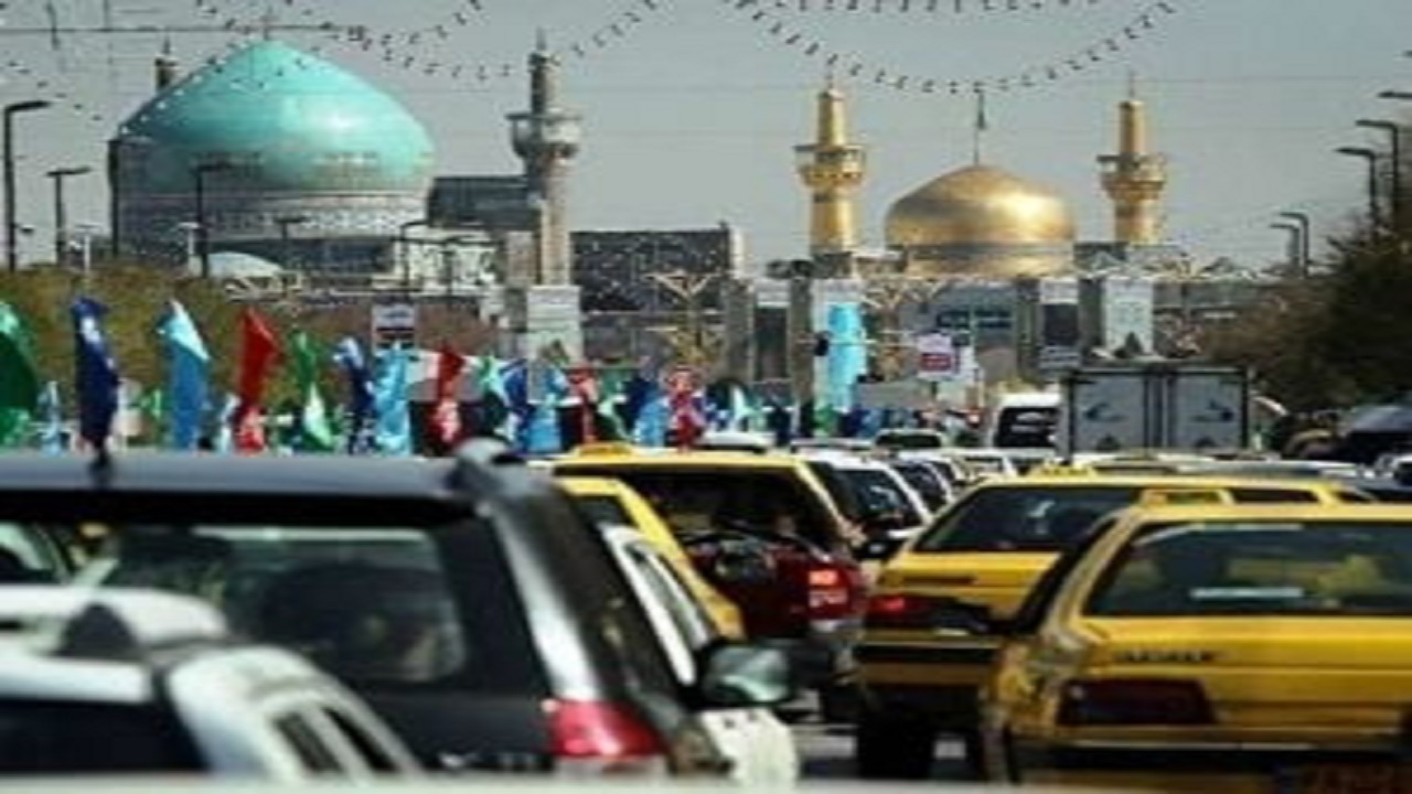 معجزه پرچم سبز رضوی دور ایران