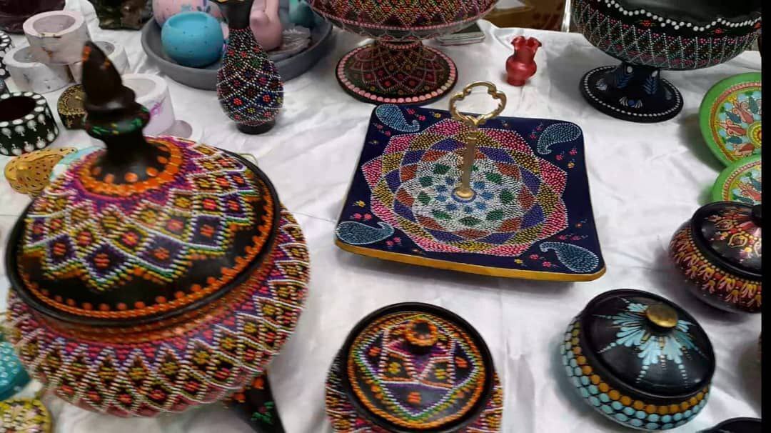 برپایی نمایشگاه صنایع دستی در پیشوا به روایت تصاویر