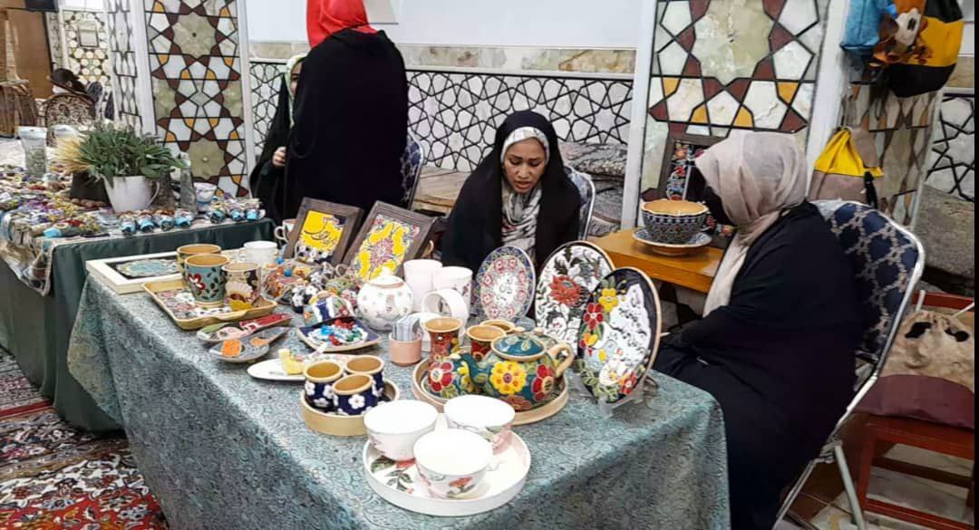 برپایی نمایشگاه صنایع دستی در پیشوا به روایت تصاویر