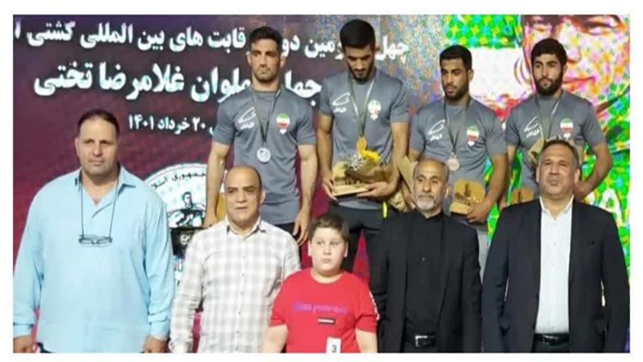 کشتی‌گیر لارستانی مدال برنز جام بین‌المللی تختی کشور را کسب کرد