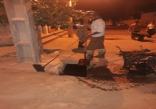 لایروبی فاضلاب گتوند جهت جلب رضایت شهروندان لایروبی فاضلاب گتوند جهت جلب رضایت شهروندان