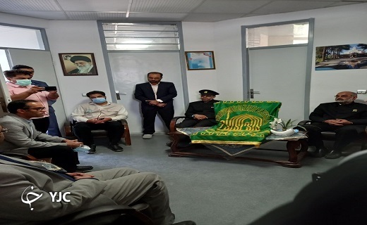 حضور خادمان امام رضا در باشگاه خبرنگاران جوان