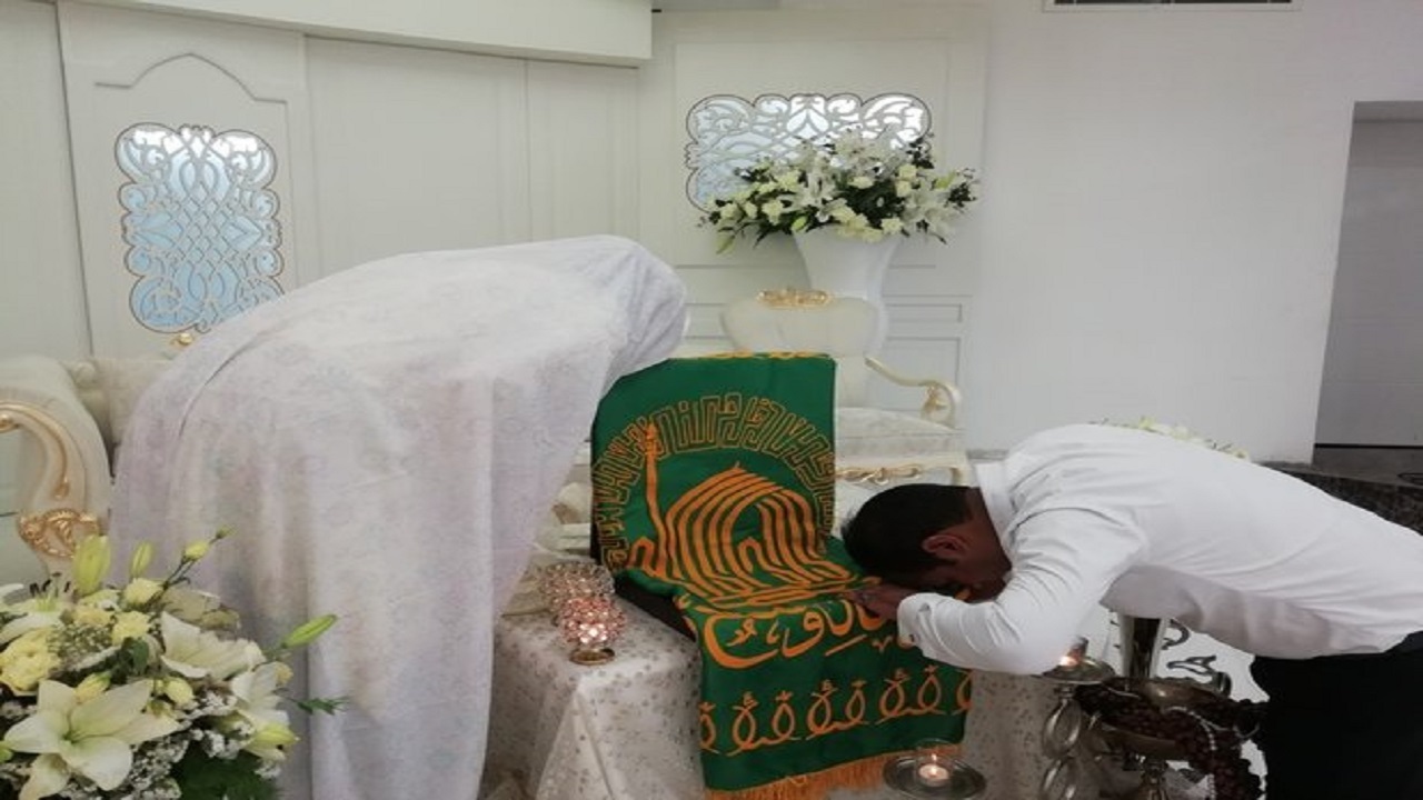 پیوند آسمانی ۸ زوج بیرجندی زیر پرچم سبز رضوی