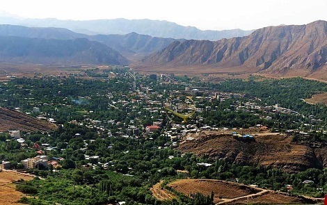 نمایی از شهر سنگسر استان سمنان
