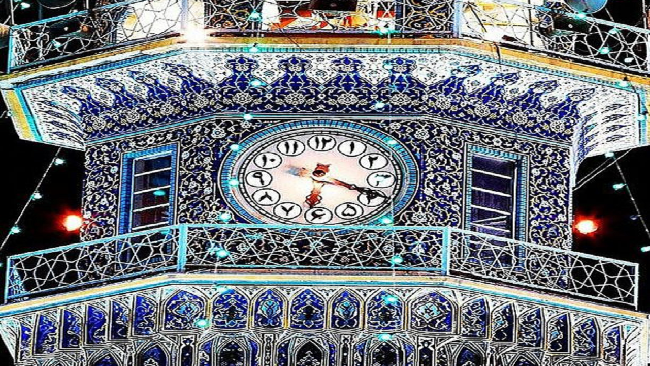قدمت قدیمی‌ترین ساعت حرم امام رضا (ع) + فیلم