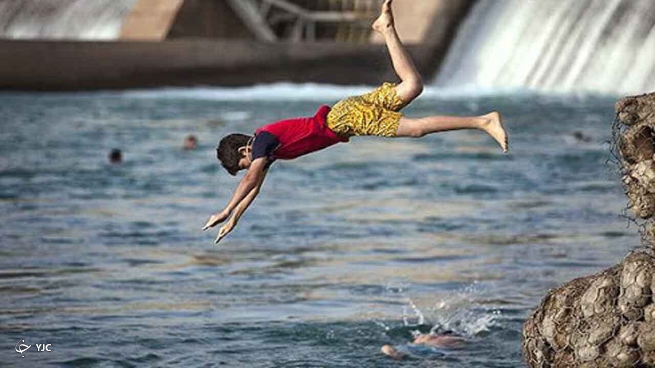 شنا کردن در دریاچه سد مهاباد ممنوع است