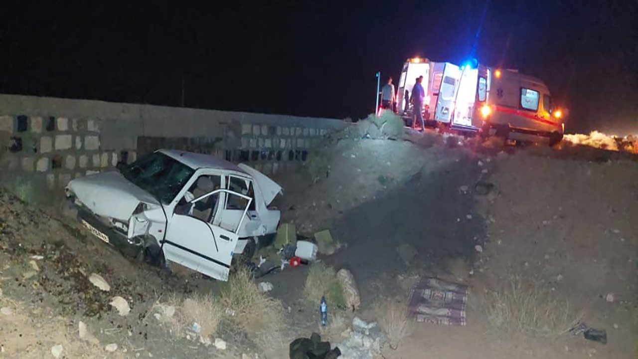 واژگونی پراید با پنج مصدوم در سیرجان