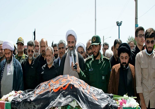 تشییع پیکر شهید کارمند وزارت دفاع و پشتیبانی نیرو&zwnj;های مسلح در سمنان +تصاویر