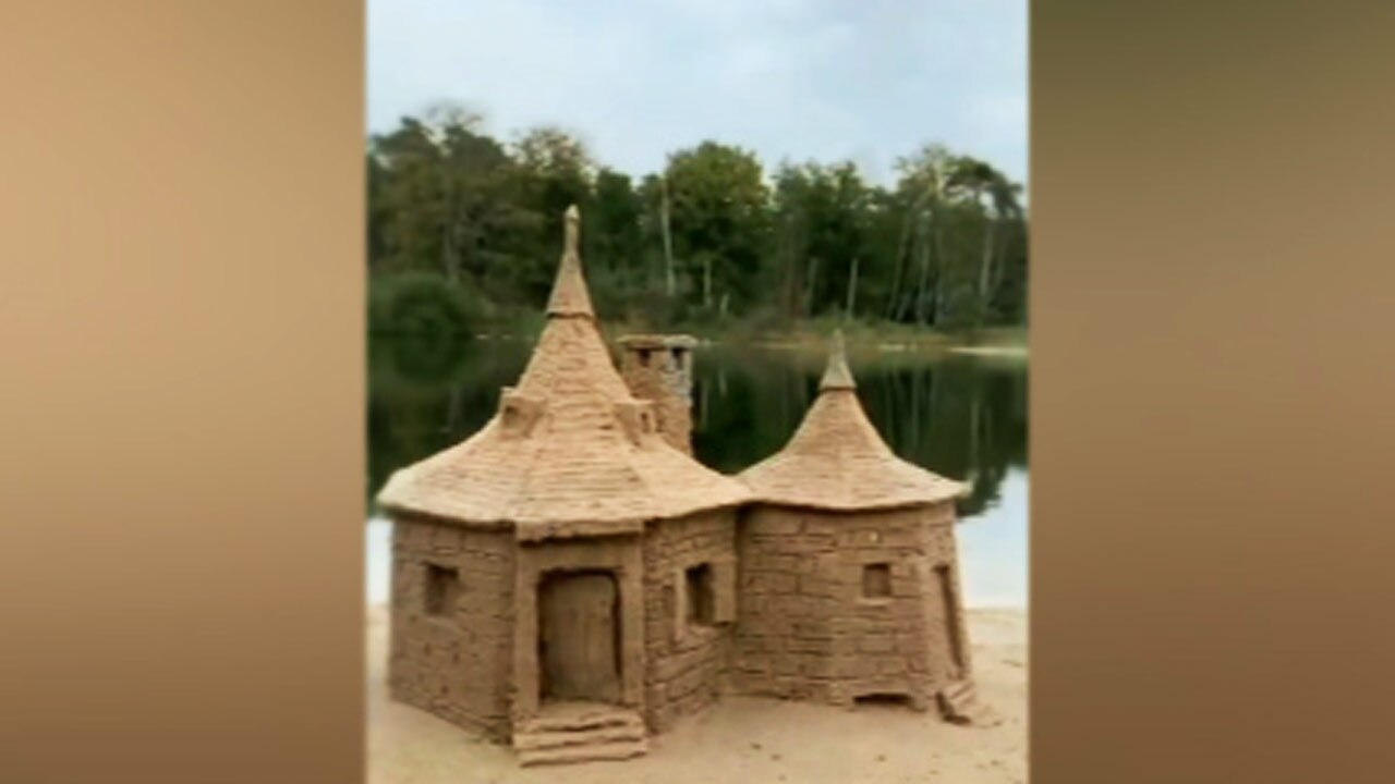 ساخت مجسمه شنی چند بعدی + فیلم