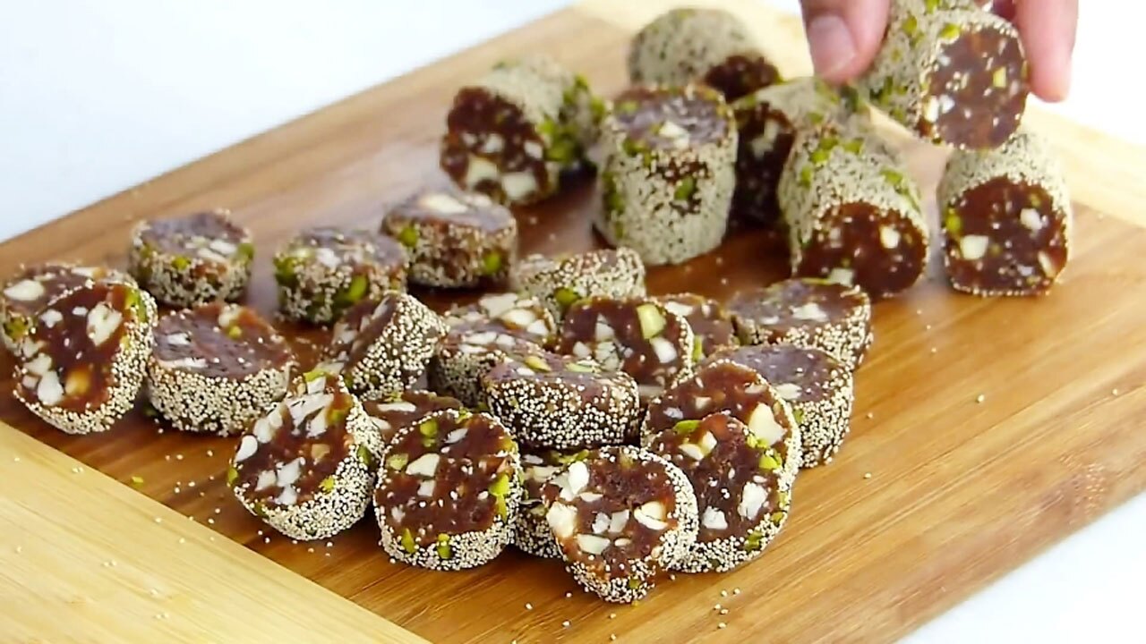 روش طبخ حلوا خرمایی + فیلم