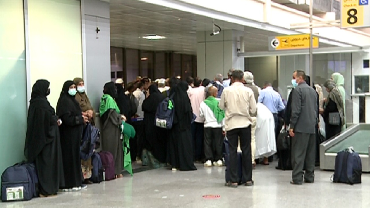 زائران هرمزگانی عازم سرزمین وحی شدند