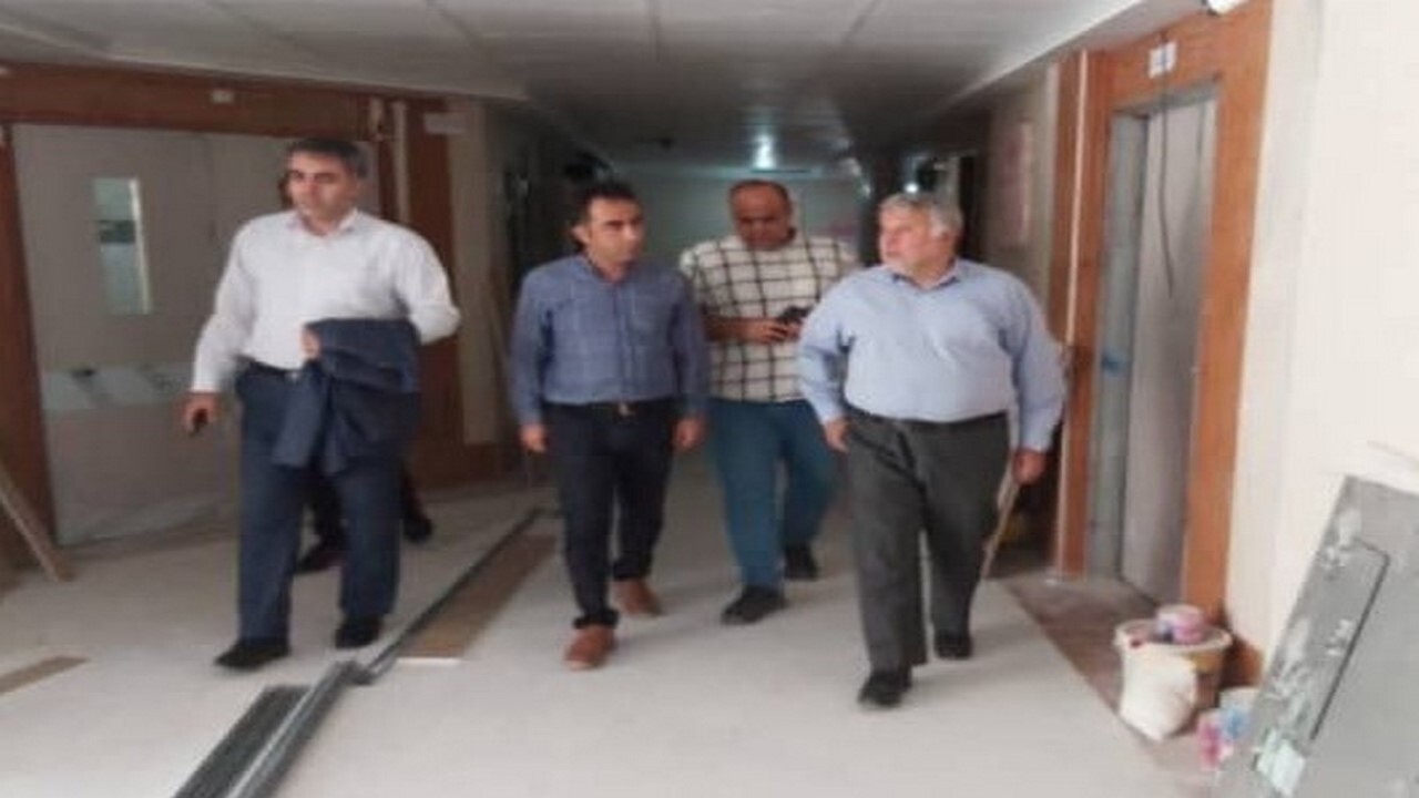 بازدید از پروژه در حال احداث دی کلینیک شهرستان ملکشاهی