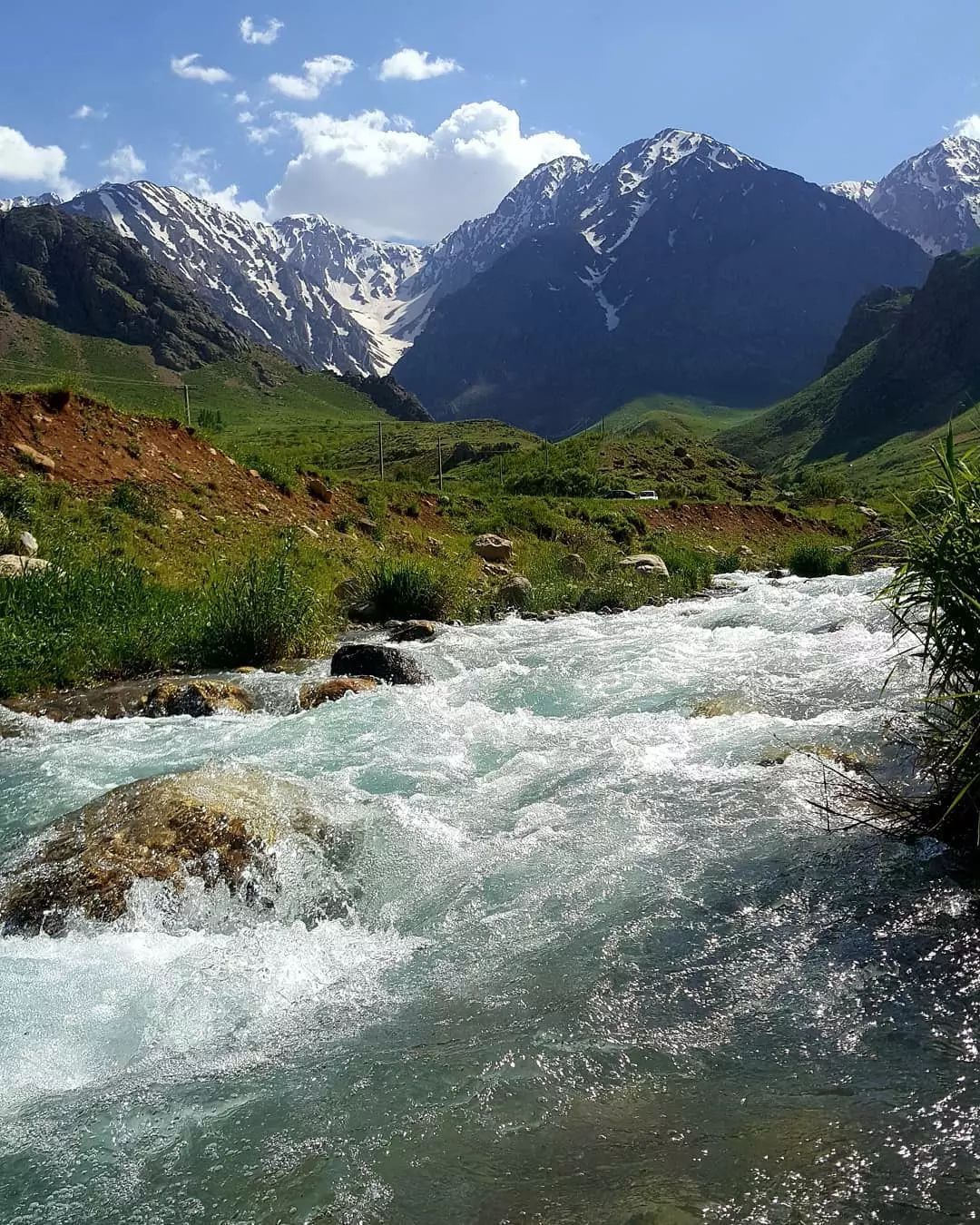 نمایی از روستایی در دل کوهپایه های قلل اشترانکوه + تصاویر