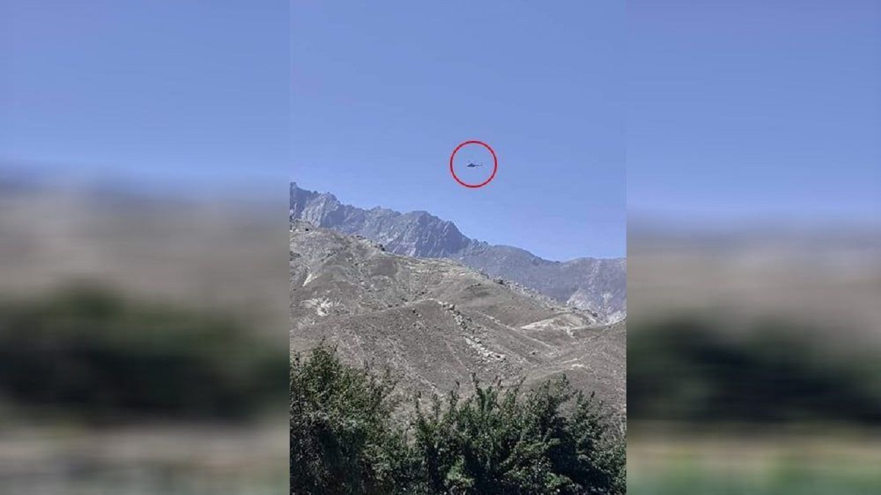 یک چرخ‌بال طالبان را در پنجشیر سقوط دادیم