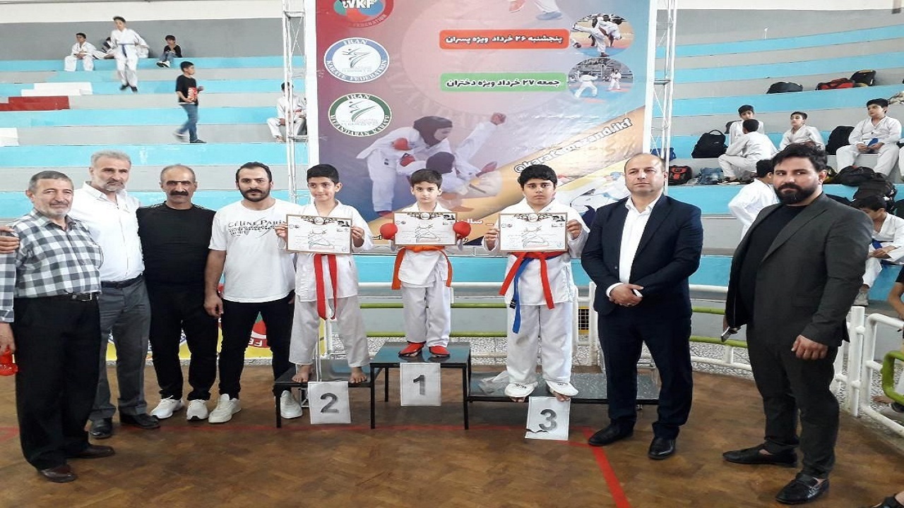 ساری قهرمان کاراته خردسالان و نونهالان مازندران