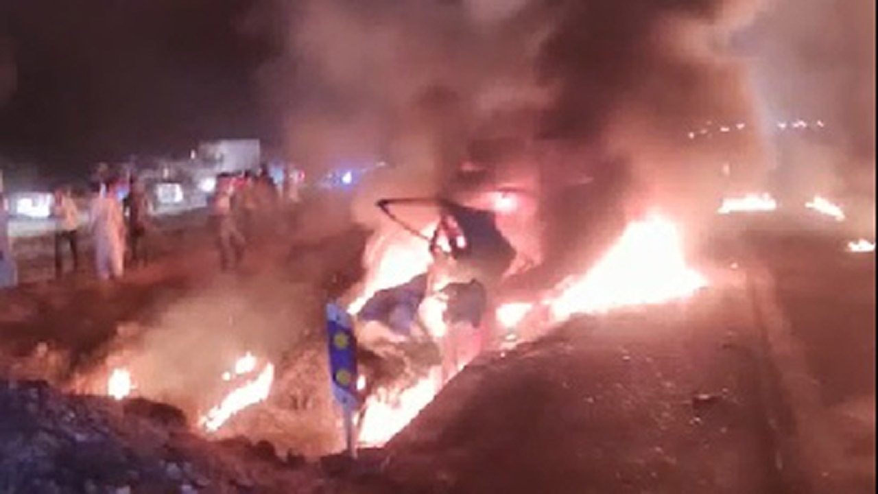 خودرو سوخت قاچاق بازهم حادثه آفرید / فوت دو نفر در تصادف سیریک