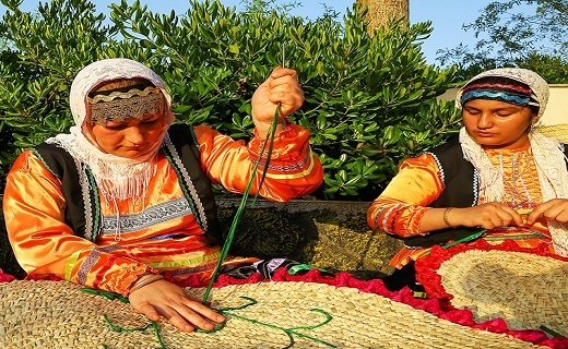 جشنواره ملی حصیر در روستای فشتکه خمام