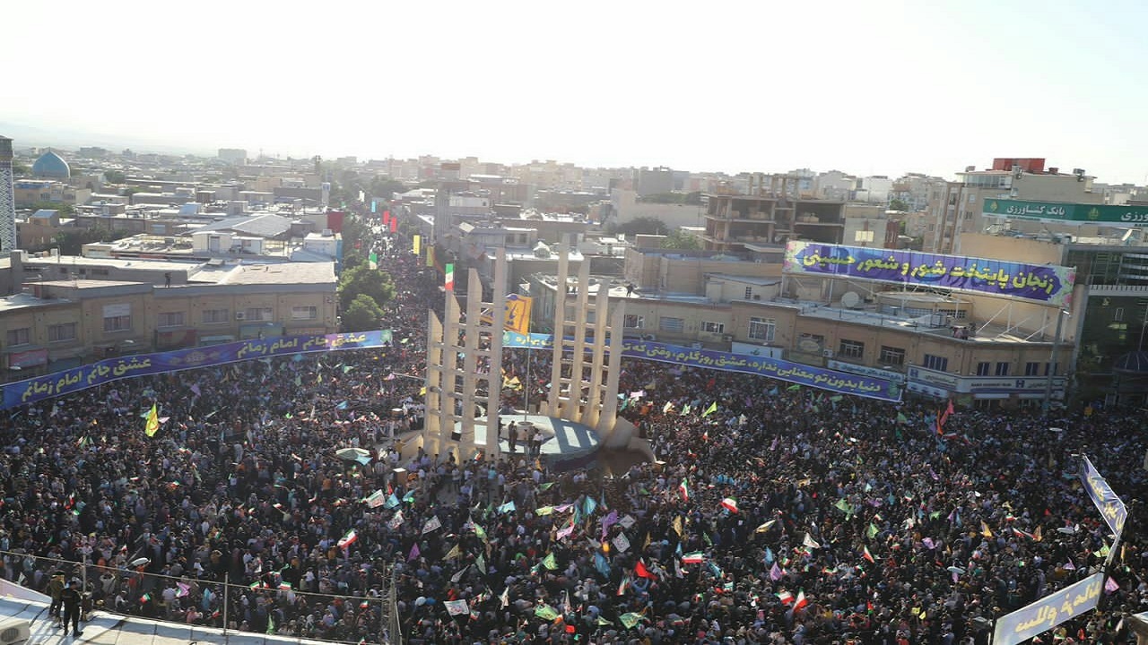 سلام فرمانده و اجتماع باشکوه دهه نودی ها در زنجان+ عکس