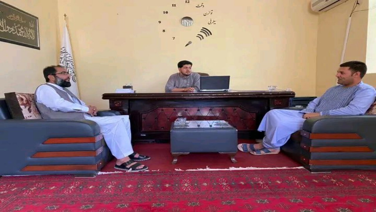 دیدار رئيس انجمن ژورنالیستان آزاد افغانستان با مسئولان طالبان در هرات + تصاویر