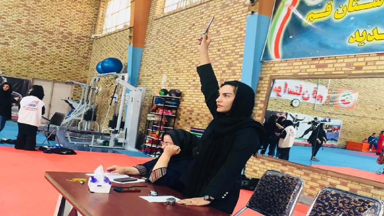 پایان مسابقات انتخابی بانوان ووشوکار استان قم
