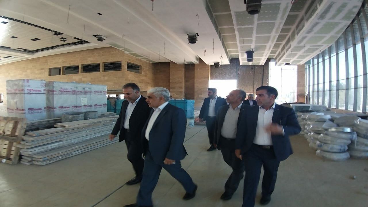 بازدید از ترمینال در دست احداث فرودگاه ایلام