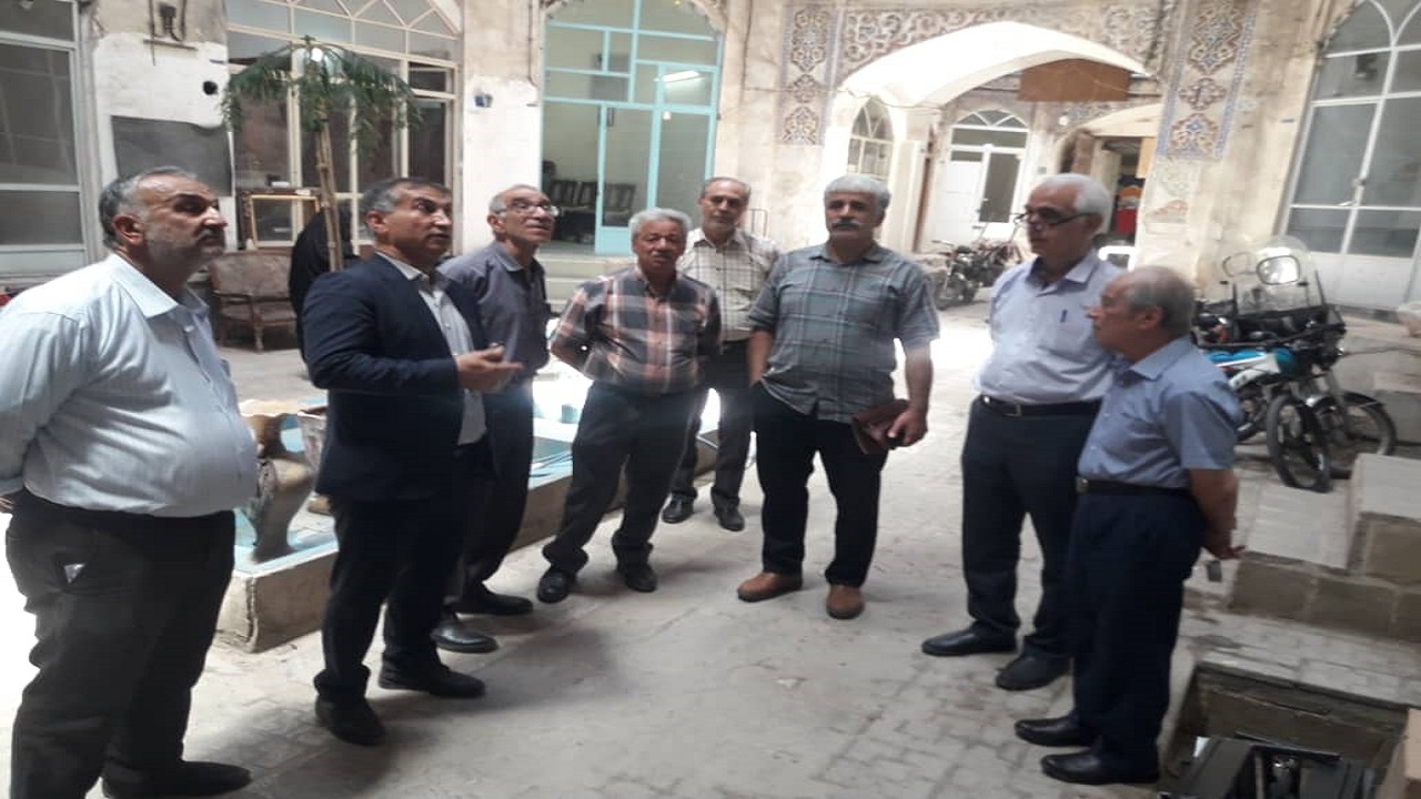 تیمچه صباغ بازار کاشان بازسازی می شود