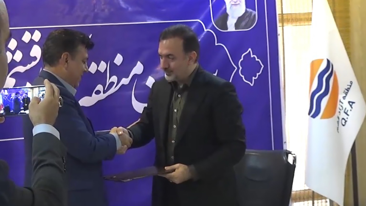امضای تفاهم نامه برای آسفالت کوچه ها و معابر روستاهای قشم