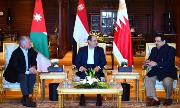 نشست سران مصر، اردن و بحرین در شرم الشیخ