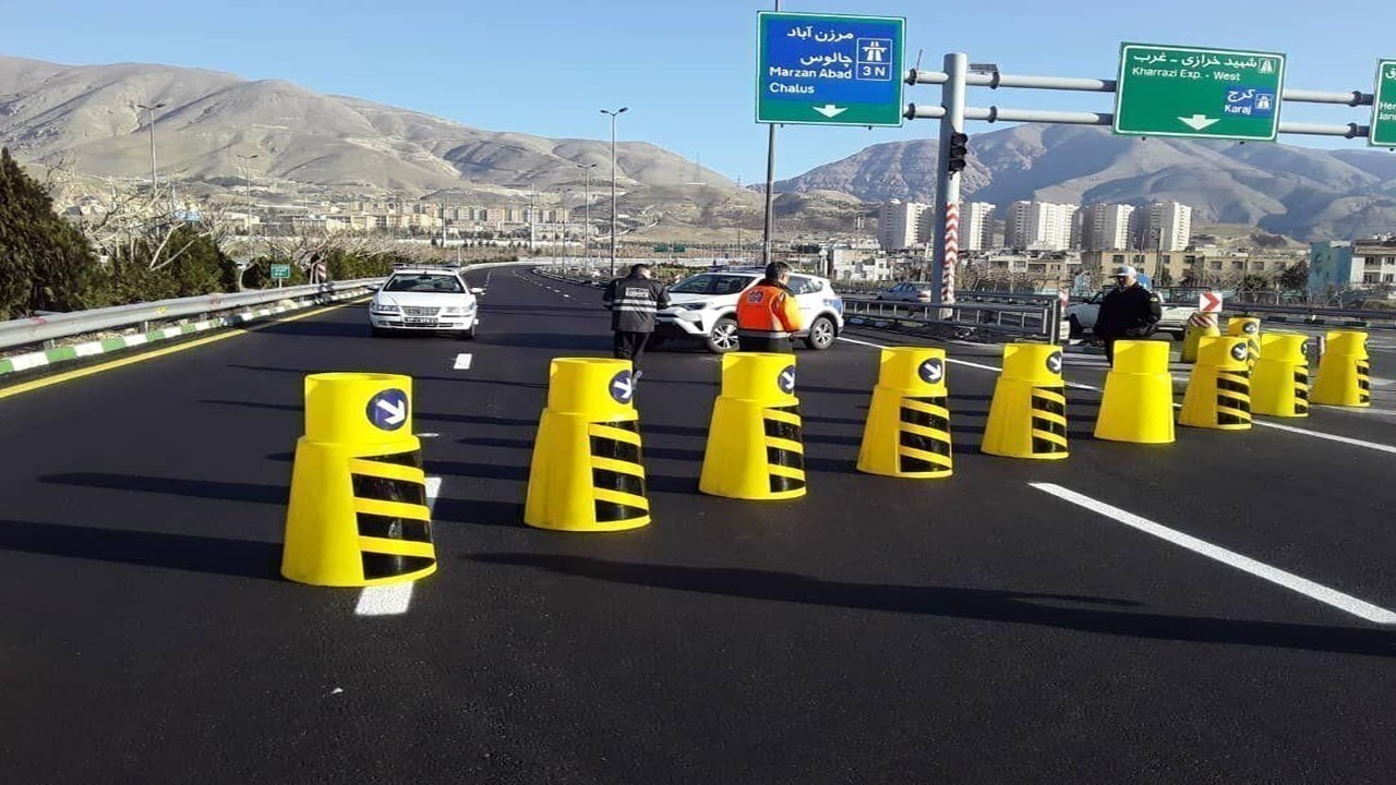بسته شدن محور کندوان