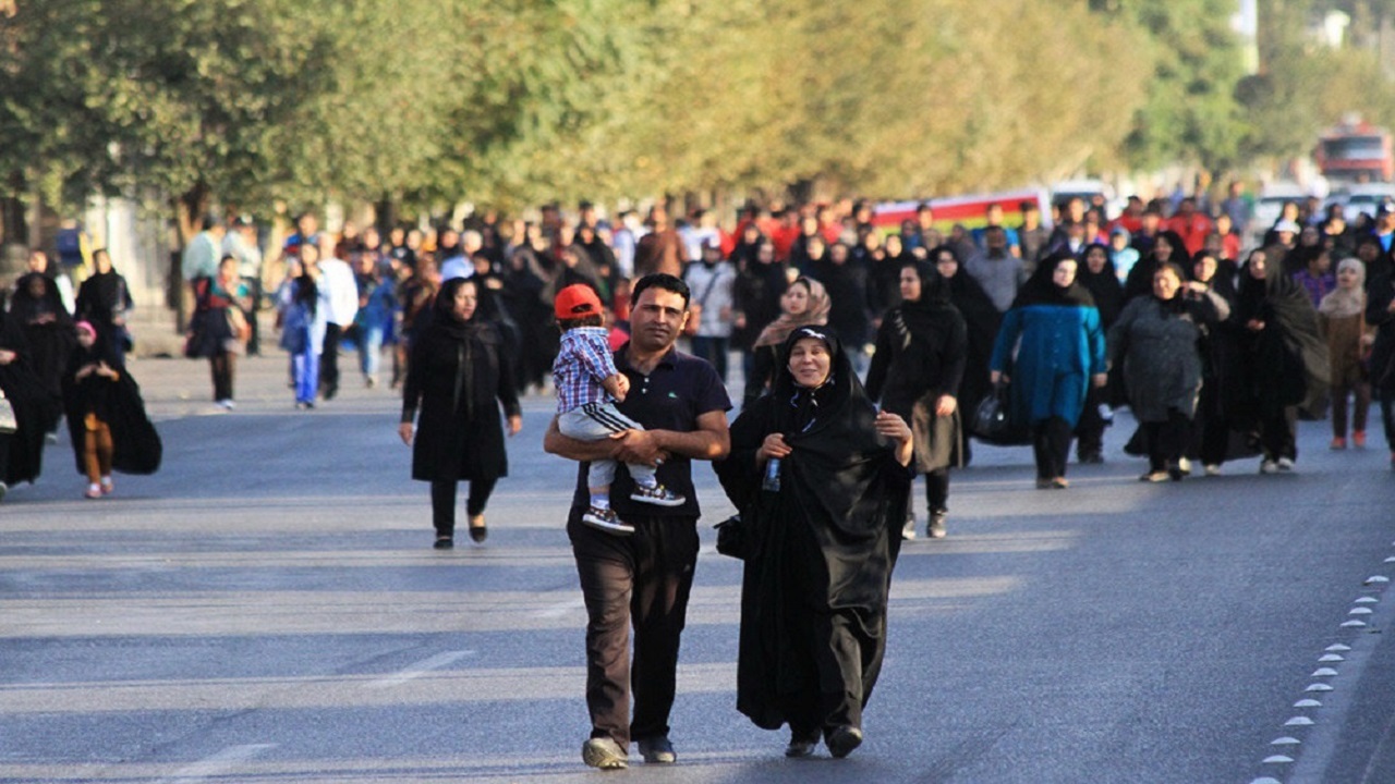 برگزاری همایش پیاده روی در گرگان