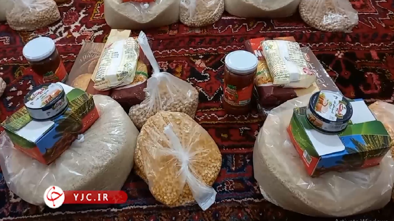 توزیع ۶۰ بسته معیشتی در مراغه+فیلم