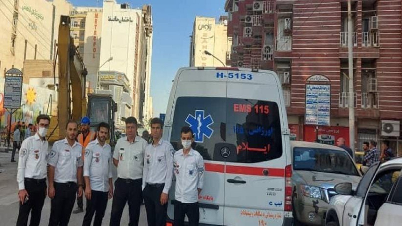 اعزام سه تیم فوریت پزشکی ایلام به آبادان