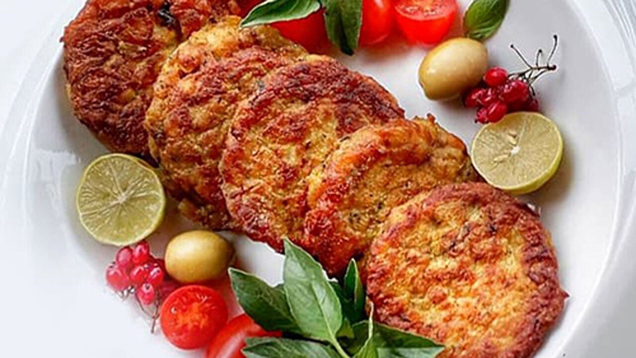 دستور پخت کتلت مرغ رژیمی + فیلم