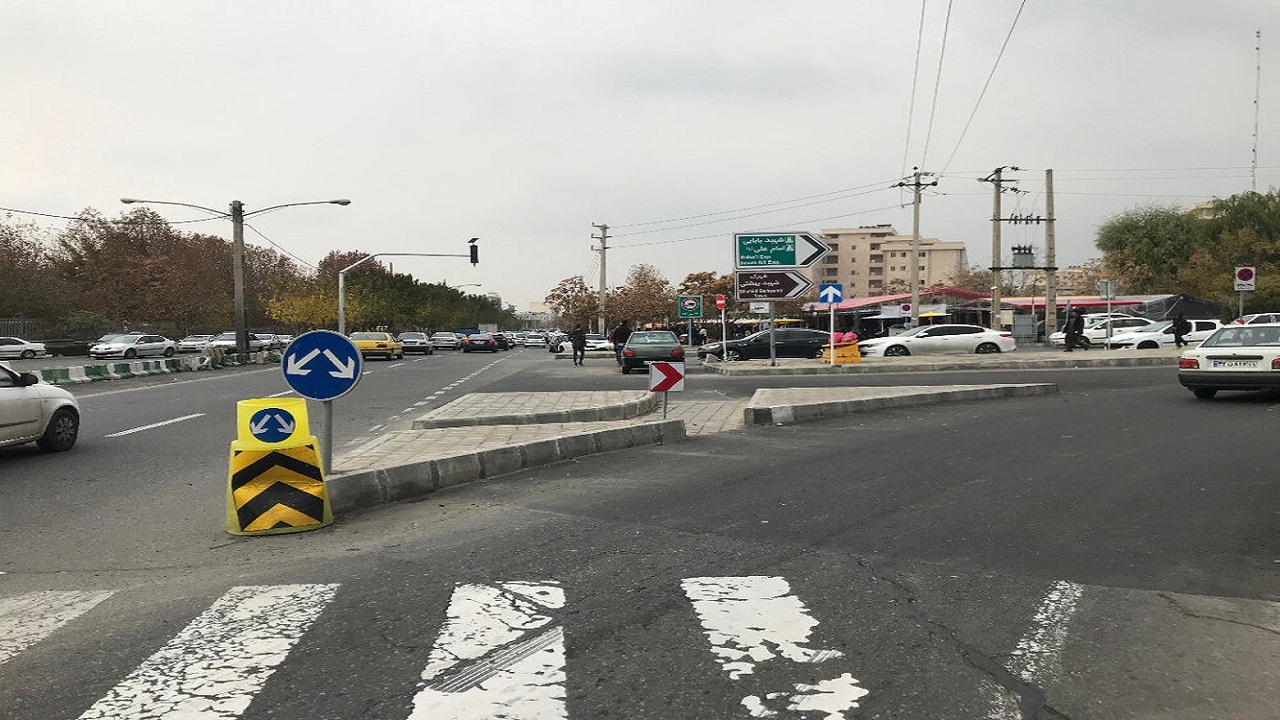 رفع نقاط حادثه خیز شهر دهدشت