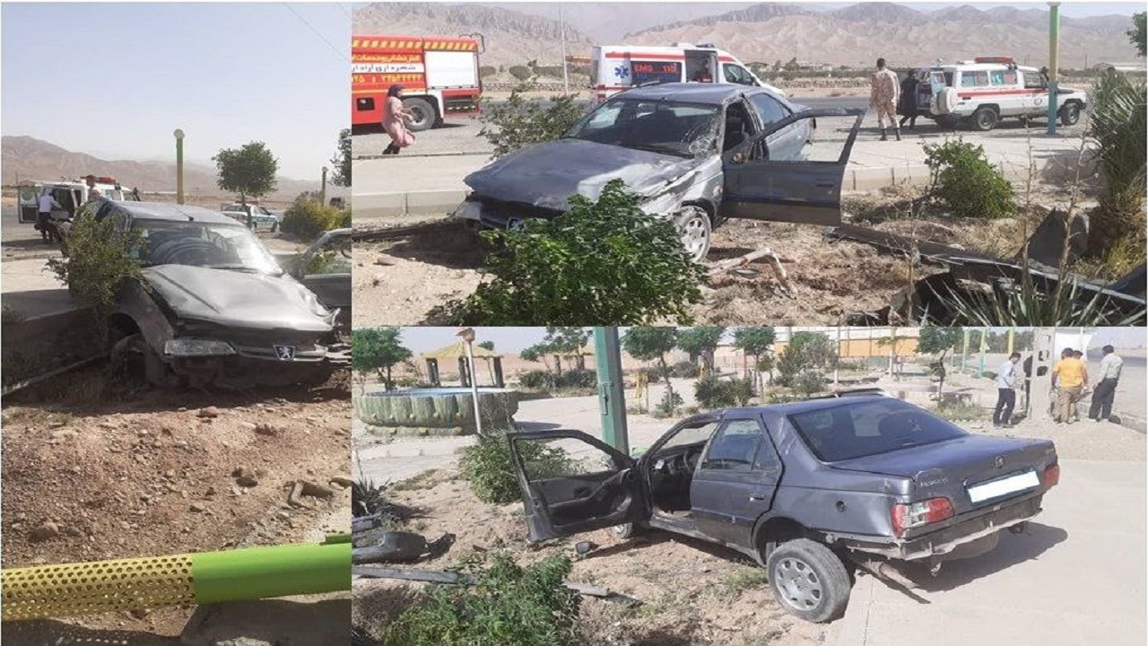 ۱۰ مصدوم در تصادف‌های رانندگی سمنان