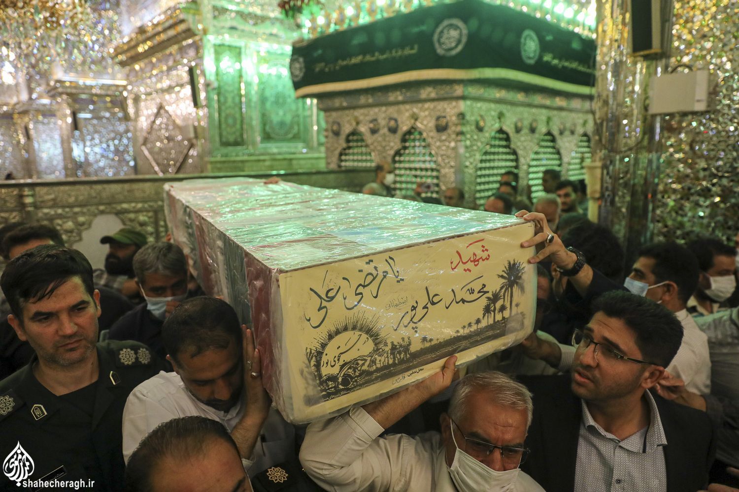 تشییع پیکر شهید محمد علی پور استهباناتی در شیراز